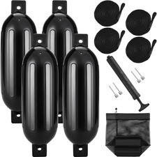 Inflatable Ribbed Boat Fenders, 8.5