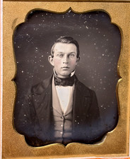 Daguerreotype of Teenager, Young Man with Nice Tones, 6th Plate Half Case picture