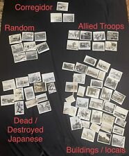 Large Lot PTO WWII Pacific Theater Photos Pictures Philippines Corregidor Tanks  picture
