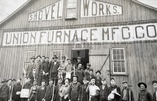 UNION FURNACE SHOVEL WORKS Huntingdon PA RPPC Photo Postcard COPY picture
