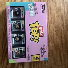 funko bitty pop 4-pack netflix squid game NIB picture