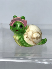 Vintage Josef Originals Ceramic Tiny Mini Snail Figurine Anthropomorphic Japan picture