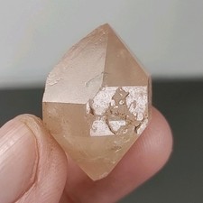 10 gm Aesthetic & Terminated Beta Quartz Crystal With Unique Bipyramidal Shape. picture
