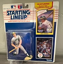 Kenner Starting Lineup Jose Canseco MLB Oakland Athletics 1990 Figure Card picture