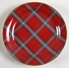 Williams Sonoma Tartan Plaid Salad Plate 10495712 picture
