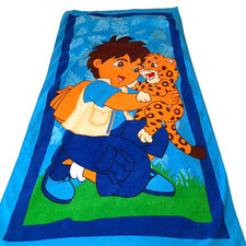 Go Diego with Baby Jaguar Beach Pool Towel Blue, 53