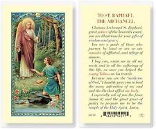 Saint Raphael The Archangel Prayer For Healing Laminated Holy Card picture