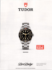 Tudor Black Bay 58 Watch Original Magazine Print Ad Born To Dare 2010s picture