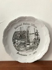 Vintage Manahawkin Railroad New Jersey 1913 RR Station Office Etched 9.5