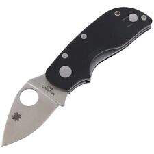 Spyderco Chicago G-10 Black PlainEdge Knife (C130GP) picture