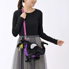 Disney Store Japan Maleficent Dragon Plush Crossbody Shoulder Bag Villains 2026 picture
