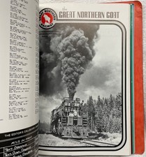 Great Northern RY HS, 84 GOAT magazines, 3/86 to 3/98 & 1987-1991 calendar set. picture