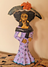 Aguilar Day of Dead Catrina Concepcion Josefina Oaxaca Mexico Lavender Dress picture