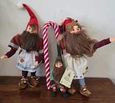 VINTAGE CHRISTMAS HIDDEN KINGDOM BRINN’S TROLL ELF GNOME LIMITED EDITION picture