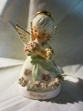 Vintage May Angel spaghetti trim / flowers picture