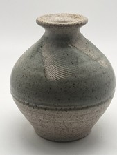 Vintage Tom Seelos Signed Studio Art Pottery Vase Hand Thrown Stoneware picture