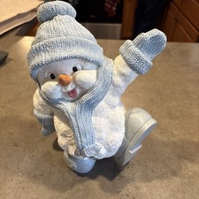 ￼ Rare Vintage Encore Snow Buddies Uncle Flake 11 in #94236 Figurine picture