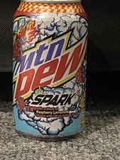 NEW 2022 Mountain Dew SPARK Raspberry Lemonade Full 12oz Can UNOPENED Limited picture