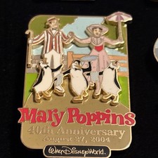 Mary Poppins 40Th Anniversary August 27, 2004 Walt Disney World Pin picture