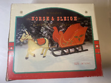 Santa's World Horse And Sleigh, Christmas collectable W/ Box picture