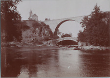 France, Pierre Perthuis, Les Deux Ponts, Vallée de la Cure vintage print, tirg picture