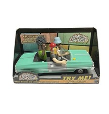 Gemmy Animated Low Rider Convertible Car Bobble Heads Homies Music Lights READ picture