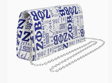 Zeta Phi Beta Graphic Clutch picture