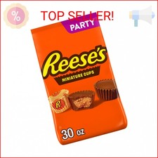 REESE'S Miniatures Milk Chocolate Peanut Butter Cups, Candy Party Pack, 30 oz picture