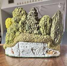 Fraser Creations Rock Cliff Handmade Scotland Hand Painted Signed House Figurine picture