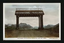The entrance Waterton-Glacier International Peace Park Alberta - v- Old Photo picture