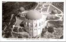 Real Photo Postcard Aerial View Griffith Observatory Los Angeles, California picture