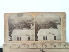 St. Augustine Florida Stereoview Chas. Pollock C. Seaver Jr. Panorama Victorian picture