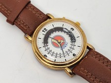Vintage Lionel Collectible Train Watch w/Moving Train Dial Quartz w/Tin Case picture