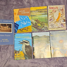 National Audubon Society Nature Program Booklets Lot: Wildlife, Reptiles, Shells picture