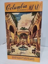 Vintage Menu 1945 WW2-Era Columbia Restaurant University NYC V-J Day  Ivy League picture