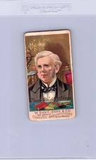 Oliver Wendell Holmes 1888 N76 W Duke Sons & Co Great Americans Poor Pencil Back picture