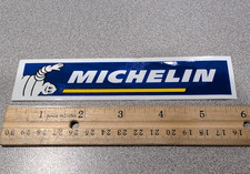 Michelin Tire Sticker w/ Michelin Man 6 inch Motorsports Racing Car Decal Tires picture