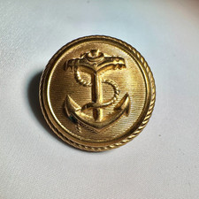 Vintage Anchor Rope Uniform Coat Button