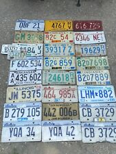 Lot Of 26 Vintage Expired License Plates Bar,man Cave, Garage Display, Craft picture