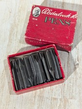 Antique NOS Box of 125 R. Esterbrook Pens #794 Dip Nibs Medium Extra Firm School picture