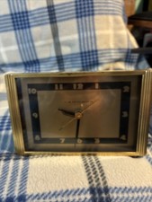 Vtg Hammond Instrument Co. Model 321 Electric Mantle Desk Clock Working. picture