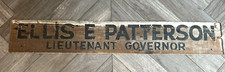 1939-1943 Lt. Governor CALIFORNIA & Congressman ELLIS PATTERSON Plaque SIGN picture