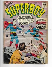 Superboy 68 1958 DC Comics G+ 2.5 Origin & 1st App Bizarro Lana Lang picture