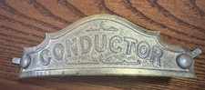 WABASH RAILROAD CONDUCTOR HAT BADGE picture
