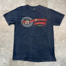 80s Vintage Harley Davidson Graphic Tee Mens Large Motor Co Faded Colorado picture