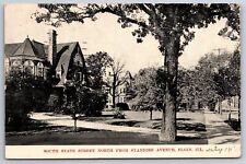 Elgin IL South State St N From Standish Ave~Beautiful Homes~1st One Gone 1911 picture