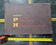 Collier’s Photographic History of World War II Album Edition Hardcover Book 1944 picture