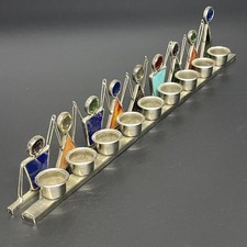 Stain Glass Menorah Children's Celebration by Susan Fullenbaum Metal Colorful picture