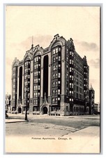 Potomac Apartments Chicago Illinois IL UNP UDB Postcard D22 picture