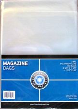 300 Standard Regular Size Magazine Sleeve Bag Pack Storage Protector Acid Free picture